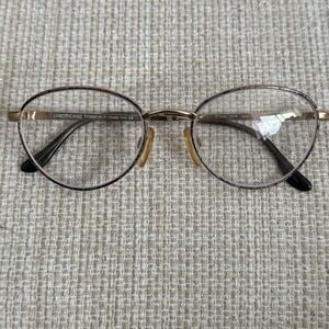 Luxottica EyeGlasses Titanium Purple Marbled Teacher‎ G676 FRAME ONLY Mod VTG